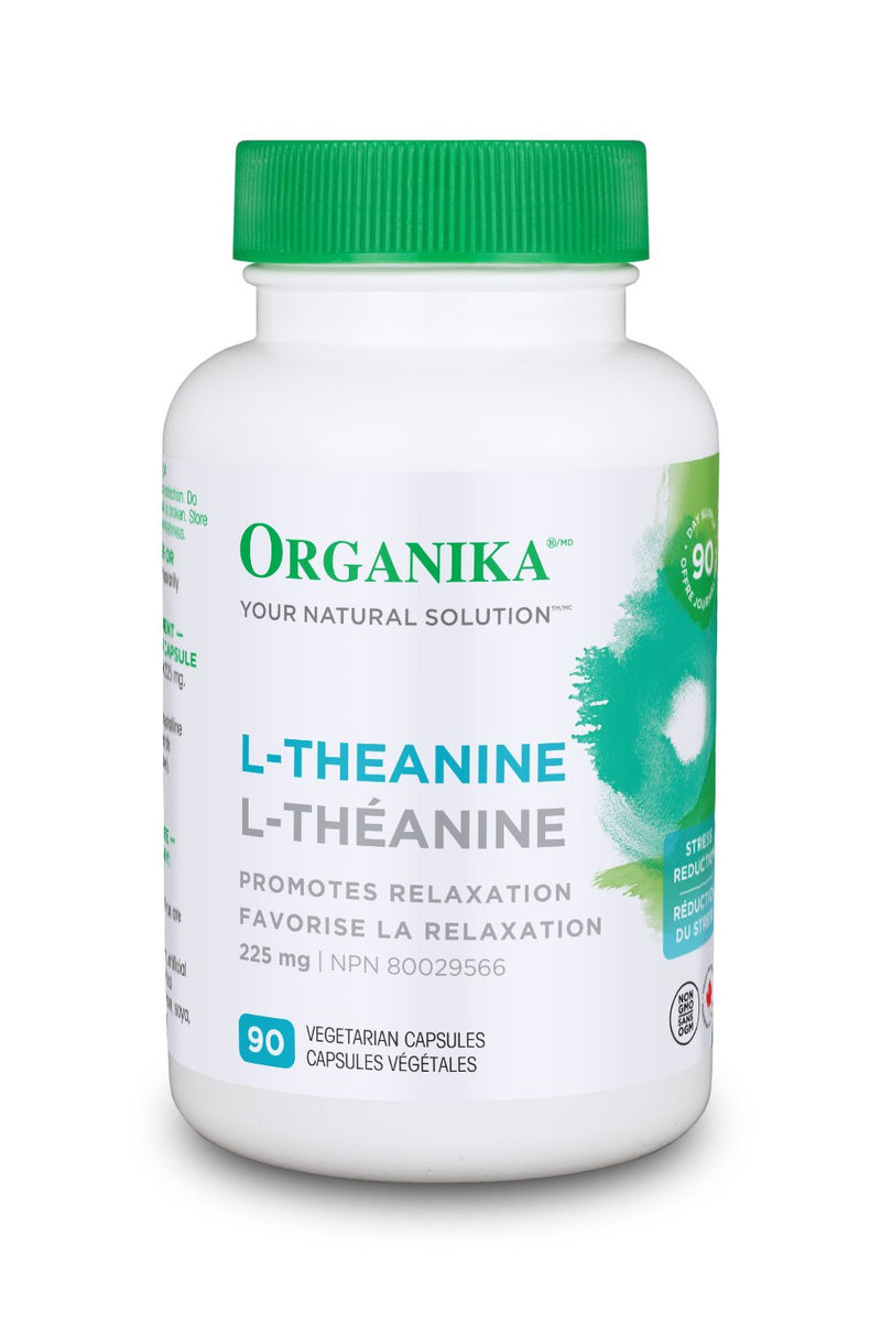 Organika L-Theanine 225 mg 90 VCaps Image 1
