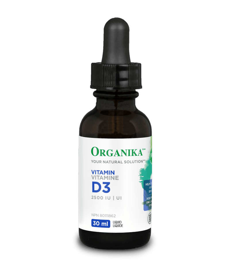 Organika Liquid Vitamin D3 2500 IU 30 mL Image 1