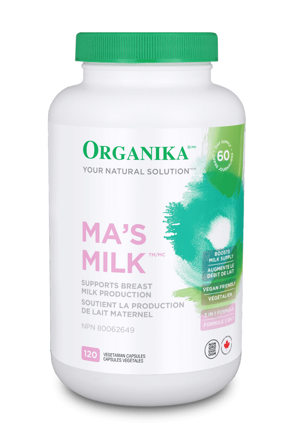 Organika Ma's Milk 120 VCaps Image 1