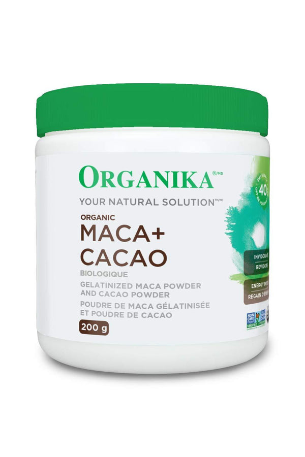 Organika Organic Maca + Cacao 200 g Image 1