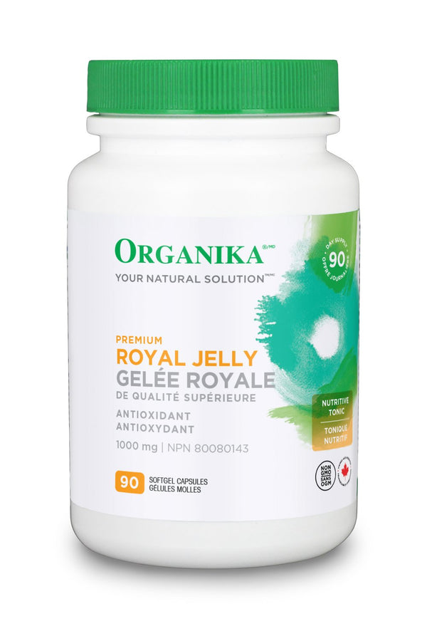 Organika Premium Royal Jelly 1000 mg 90 Softgels Image 1