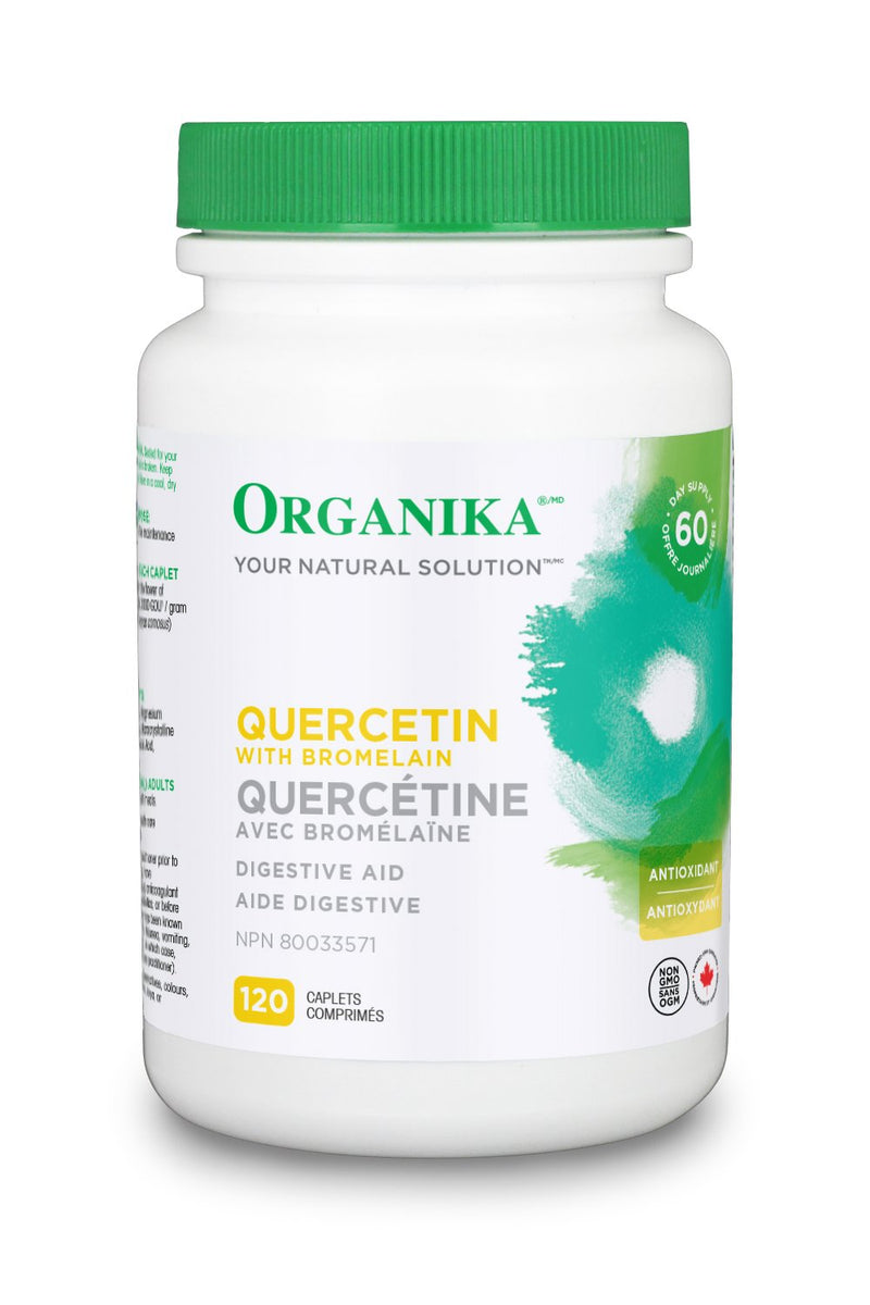 Organika Quercetin with Bromelain 500 mg Caplets Image 2