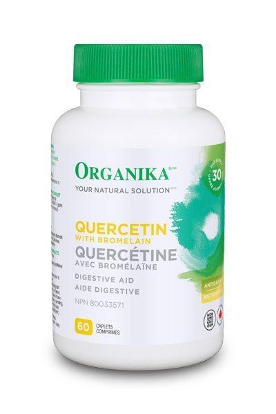Organika Quercetin with Bromelain 500 mg Caplets Image 1