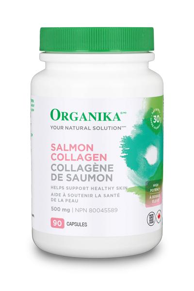 Organika Salmon Collagen 500 mg 90 Capsules Image 1
