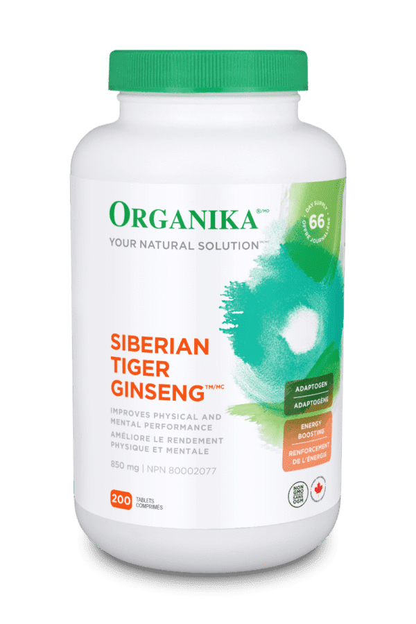 Organika Siberian Tiger Ginseng 850 mg 200 Tablets Image 1