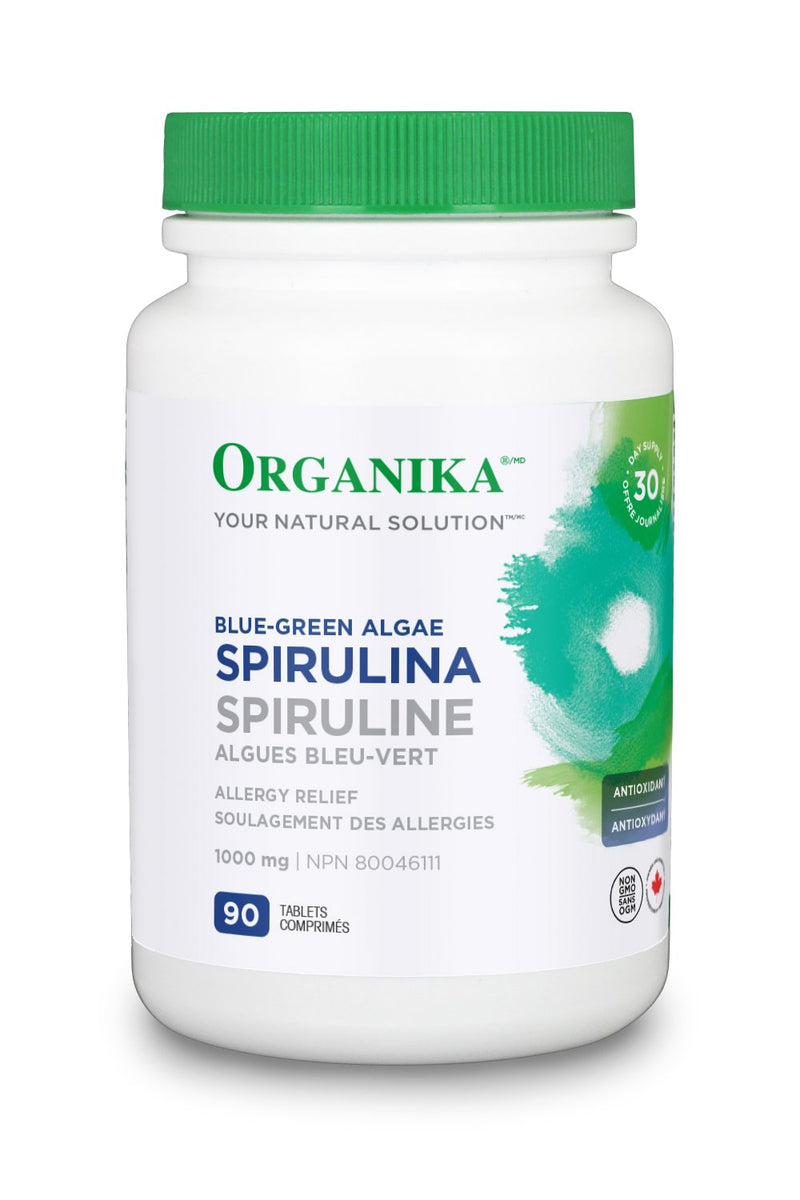 Organika Spirulina 1000 mg Tablets Image 1