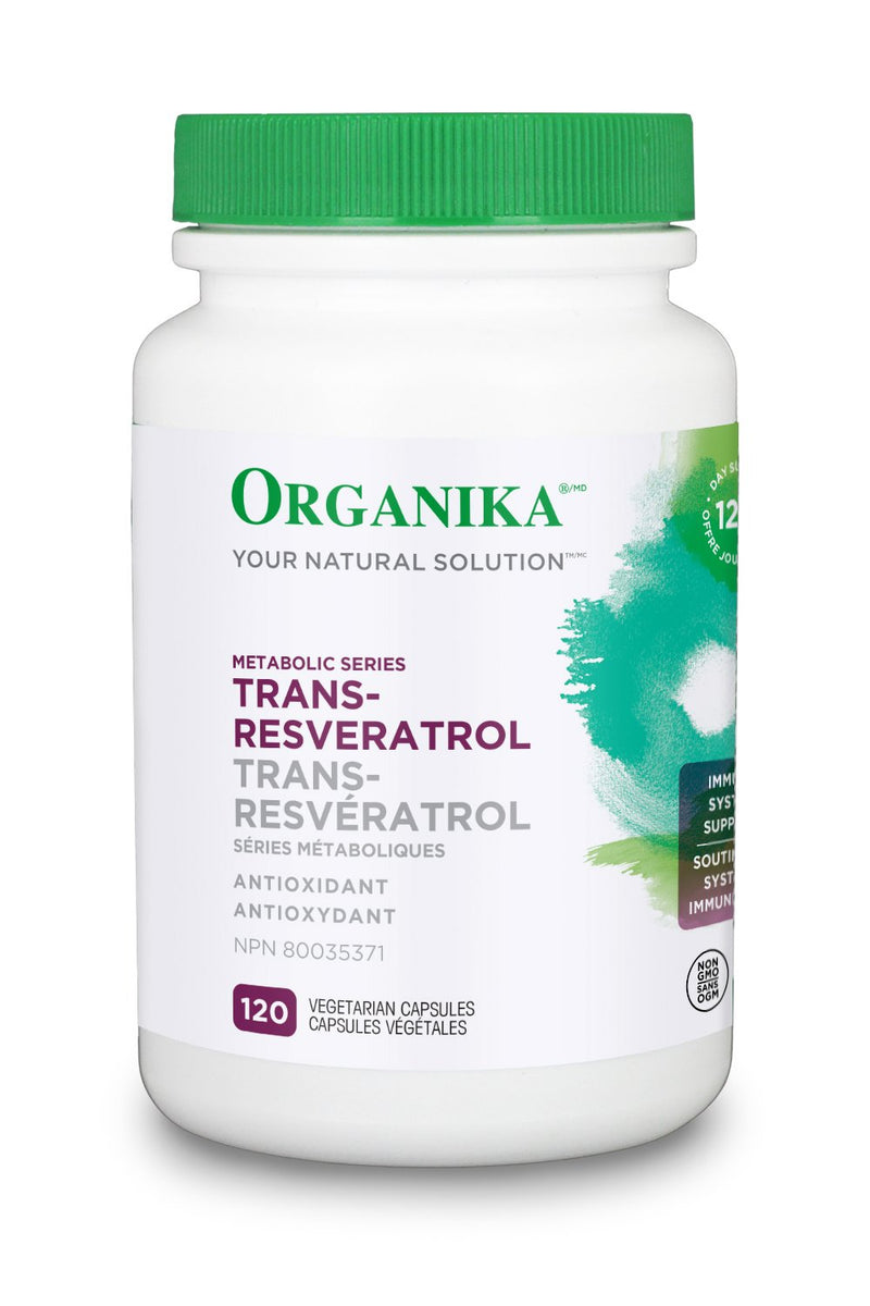 Organika Trans-Resveratrol 120 VCaps Image 1
