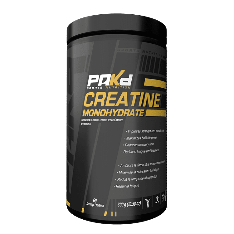 PAKd Sports Nutrition Creatine Monohydrate 300 g Image 1