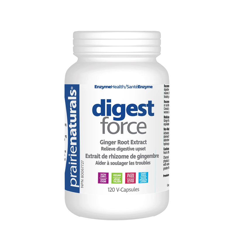 Prairie Naturals Digest Force Ginger Root Extract (VCaps)