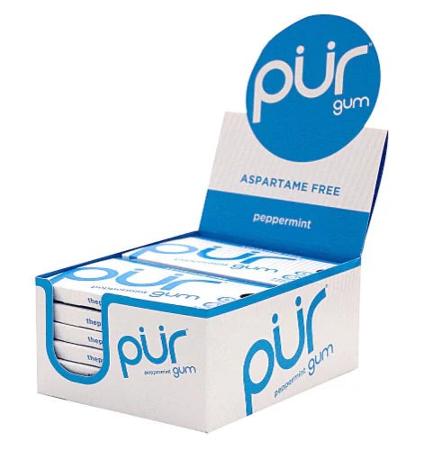 PUR Gum 9 Pieces - Peppermint Image 1