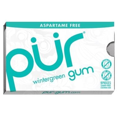 PUR Gum 9 Pieces - Wintergreen Image 3