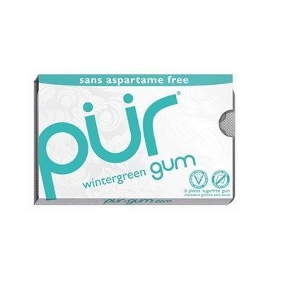PUR Gum 9 Pieces - Wintergreen Image 1