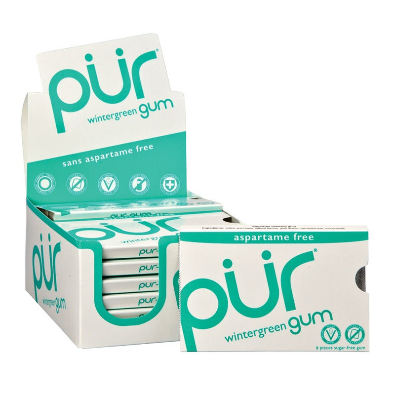 PUR Gum 9 Pieces - Wintergreen Image 2