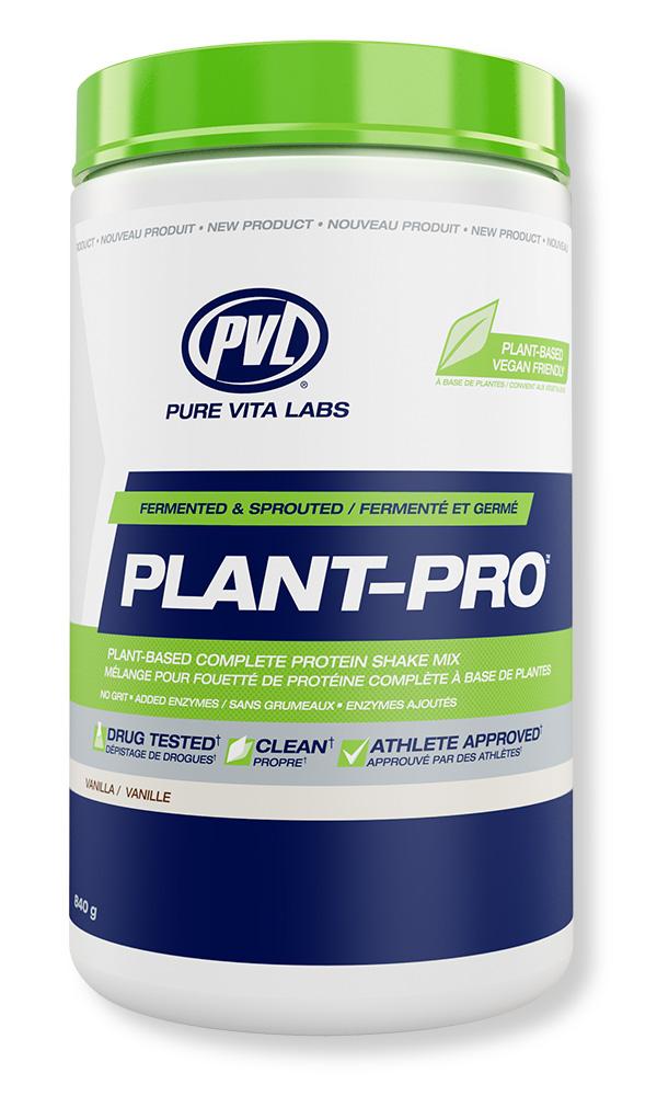 PVL Essentials Plant-Pro Plant-Based Complete Protein Shake Mix - Vanilla 840 g Image 1