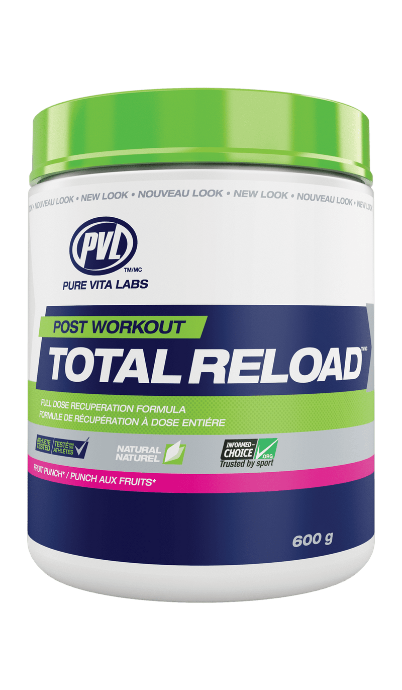 PVL Essentials Post Workout Total Reload - Fruit Punch 600 g Image 1