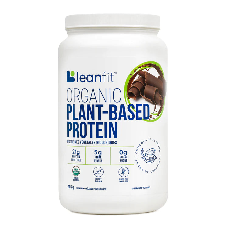 Leanfit Organic Plant-Based Protein - Chocolate (715 g)