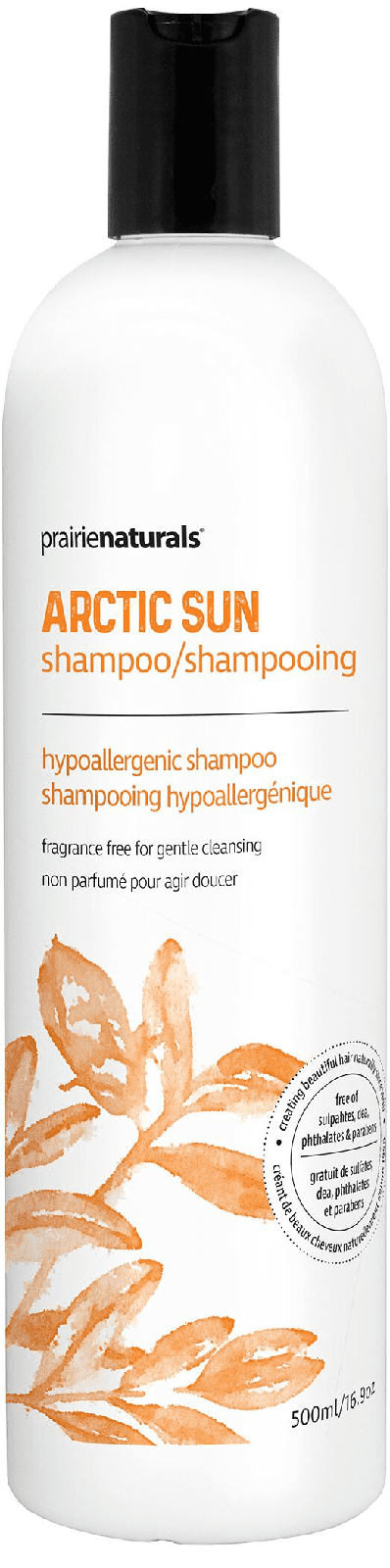 Prairie Naturals Arctic Sun Hypoallergenic Shampoo 500 mL Image 2