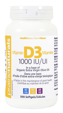Prairie Naturals Vitamin D3 1000 IU Softgels Image 1