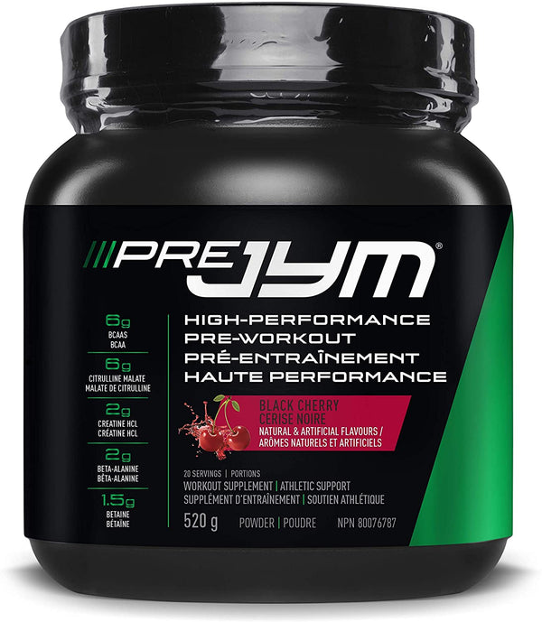 Pre JYM High-Performance Pre-Workout - Black Cherry 520 g Image 1