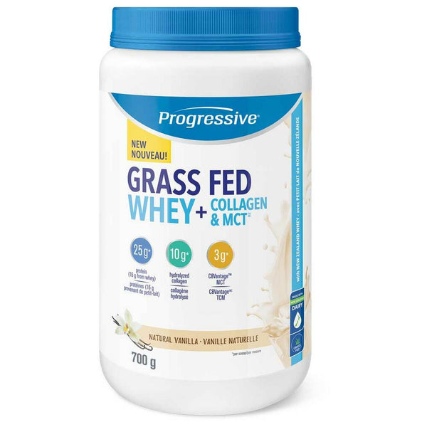 Progressive Grass Fed Whey + Collagen & MCT - Vanilla 700 g Image 1