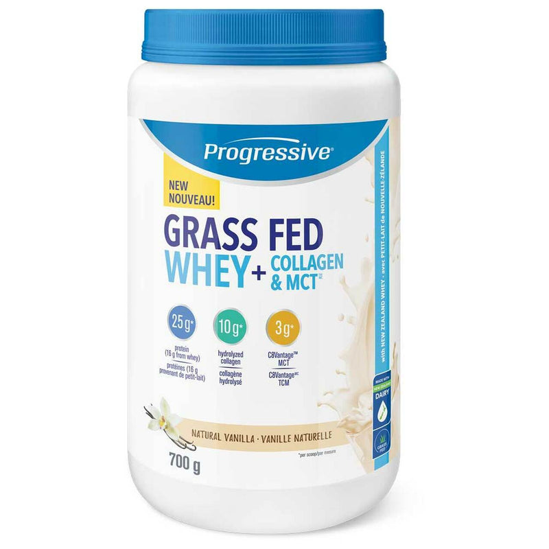 Progressive Grass Fed Whey + Collagen & MCT - Vanilla 700 g Image 1