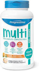 Progressive Multi 100% Complete Kids - Natural Orange 120 Chewable Tablets Image 1