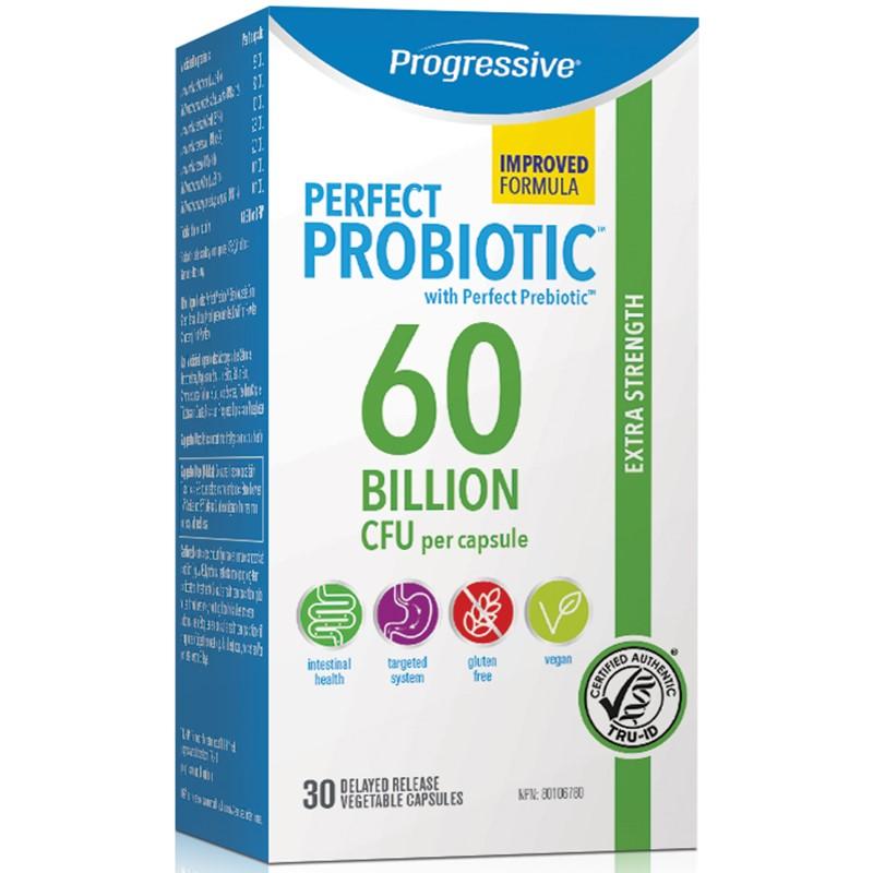 Progressive Perfect Probiotic Extra Strength 60 Billion CFU VCaps Image 1