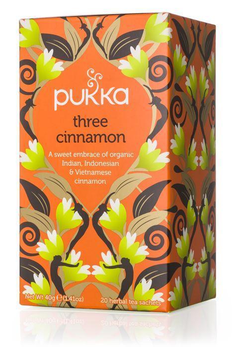 Pukka Three Cinnamon Herbal Tea 20 Sachets Image 2