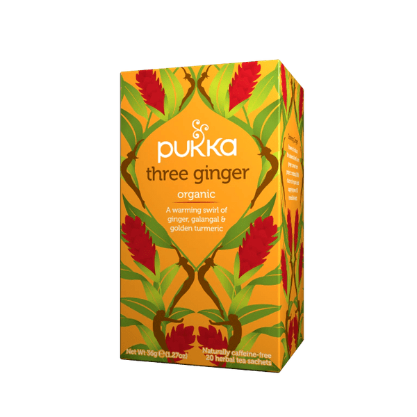Pukka Three Ginger Herbal Tea 20 Sachets Image 1