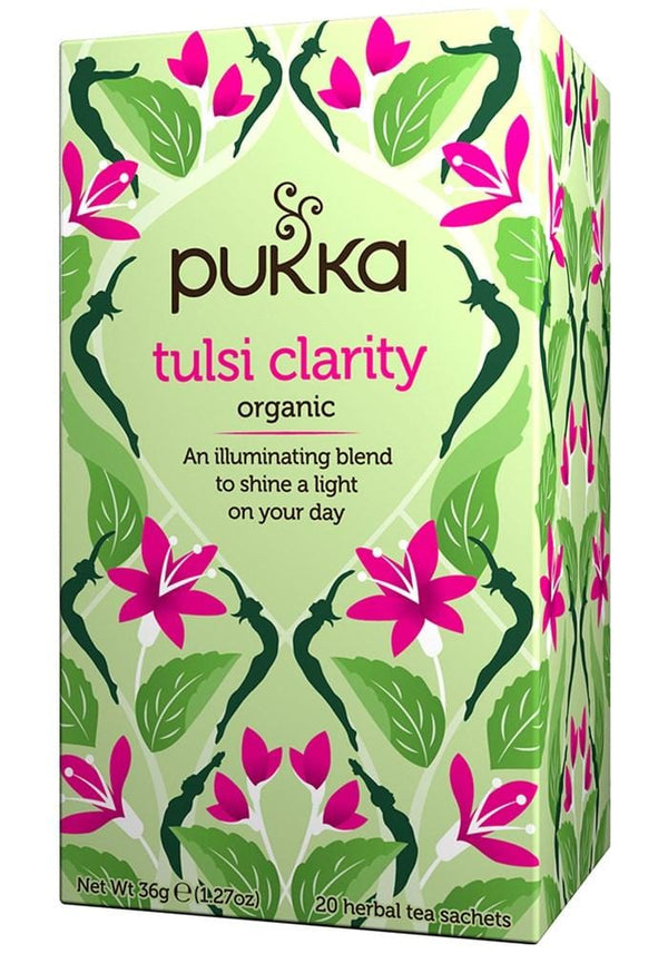 Pukka Tulsi Clarity Herbal Tea 20 Sachets Image 1