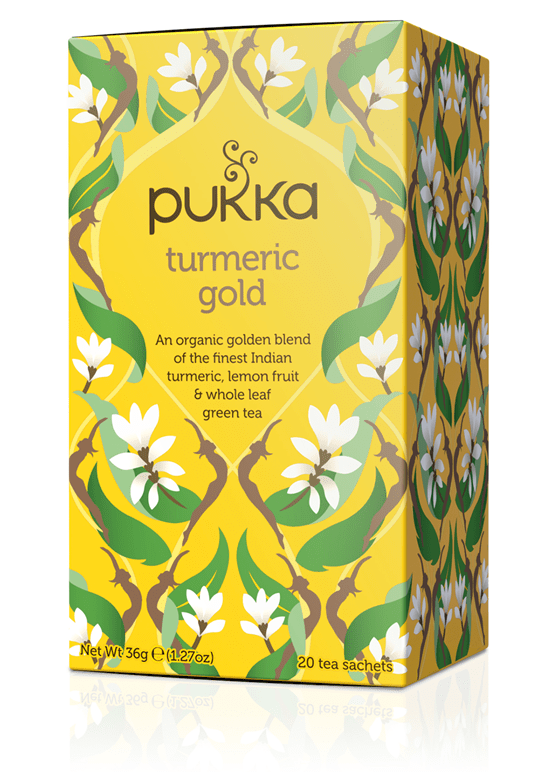 Pukka Turmeric Gold Herbal Tea 20 Sachets Image 1