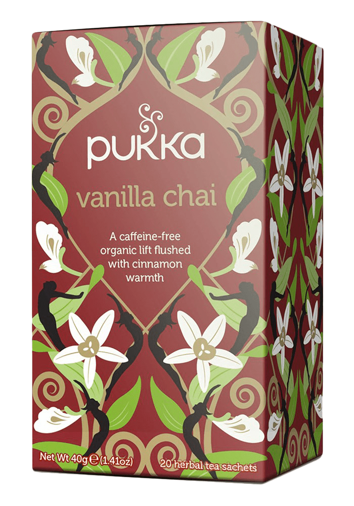Pukka Vanilla Chai Herbal Tea 20 Sachets Image 2