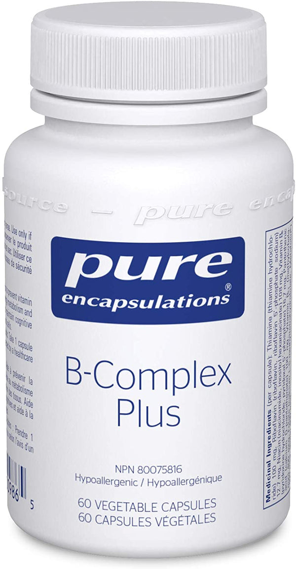 Pure Encapsulations B-Complex Plus 60 VCaps Image 1