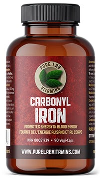 Pure Lab Vitamins Carbonyl Iron 90 VCaps Image 1