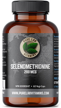 Pure Lab Vitamins Selenomethionine 200 mcg (60 VCaps)