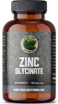 Pure Lab Vitamins Zinc Glycinate 60 VCaps Image 1