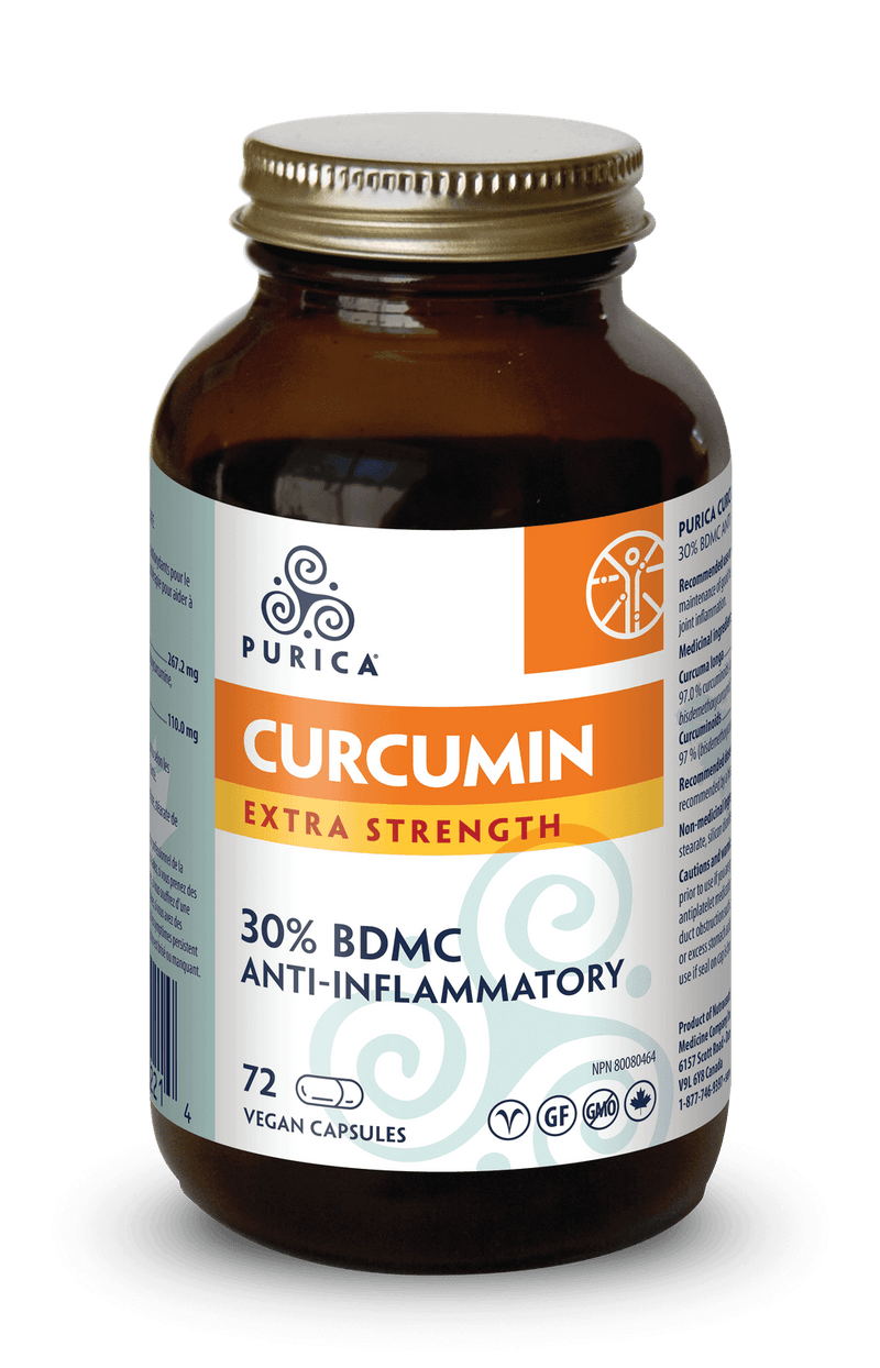 Purica Curcumin Extra Strength BONUS SIZE 72 VCaps Image 2