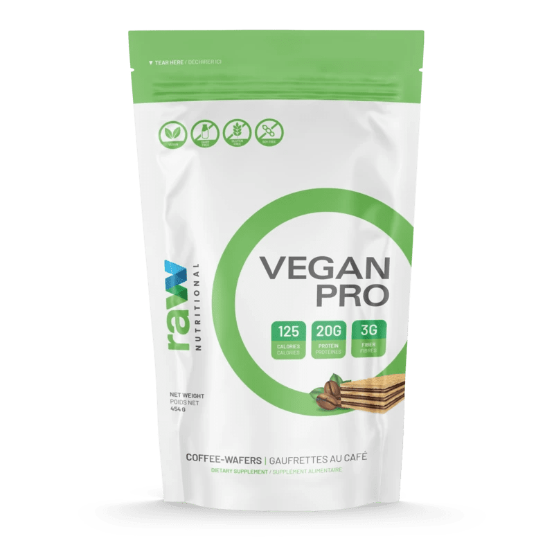 Raw Nutritional Vegan Pro Protein - Coffee-Wafers Image 1