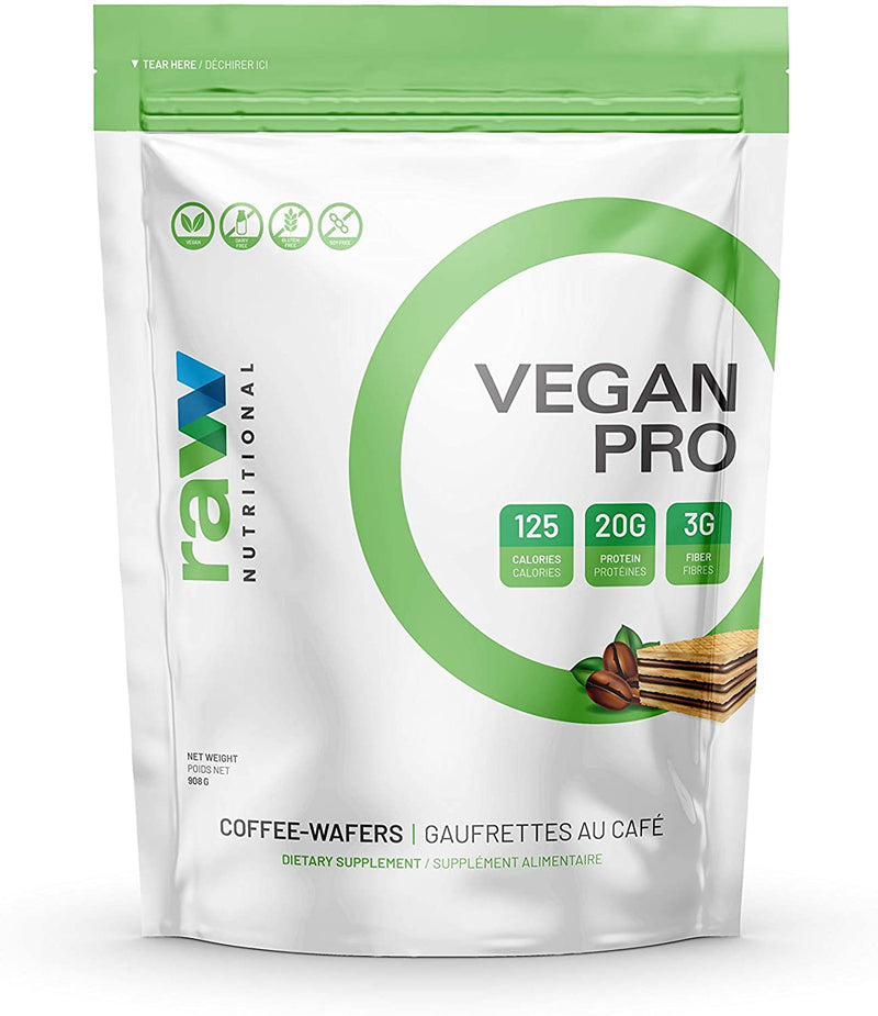 Raw Nutritional Vegan Pro Protein - Coffee-Wafers Image 2