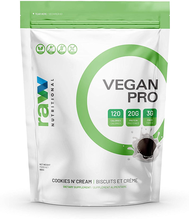 Raw Nutritional Vegan Pro Protein - Cookies N' Cream Image 2
