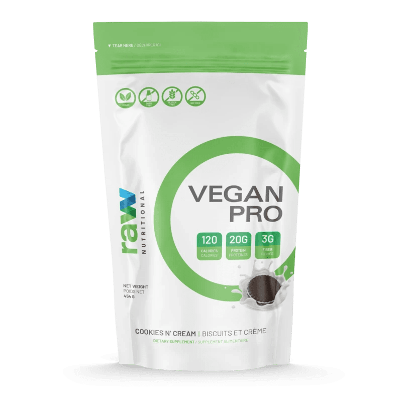 Raw Nutritional Vegan Pro Protein - Cookies N' Cream Image 1