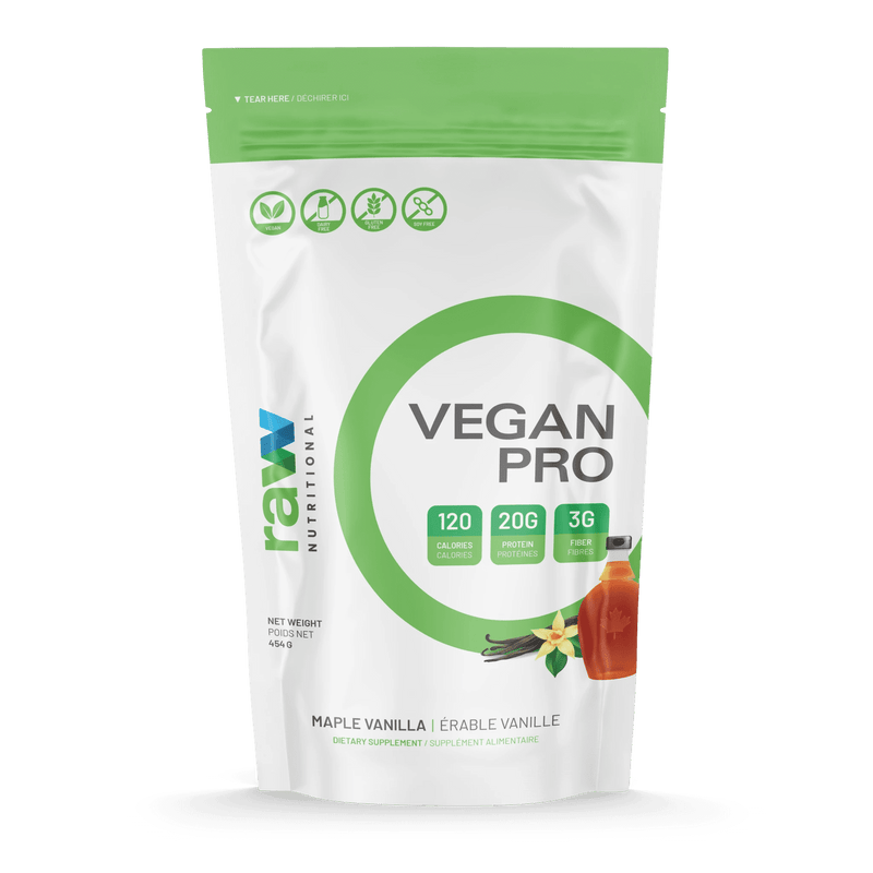 Raw Nutritional Vegan Pro Protein - Maple Vanilla Image 1