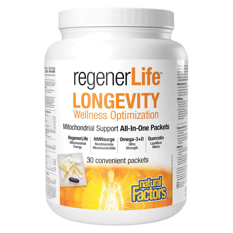 Natural Factors RegenerLife Longevity (30 Packets)