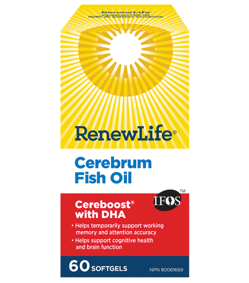 Renew Life Cerebrum Fish Oil Softgels Image 2