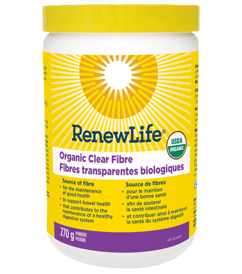 Renew Life Organic Clear Fibre Powder 270 g Image 1