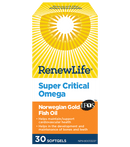 Renew Life Super Critical Omega Norwegian Gold Fish Oil Softgels Image 1