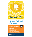 Renew Life Super Critical Omega Norwegian Gold Fish Oil Softgels Image 2