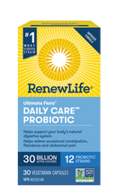 Renew Life Ultimate Flora Daily Care Probiotic Billion - Shelf Stable 30 VCaps Image 1