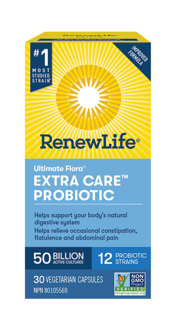 Renew Life Ultimate Flora Extra Care Probiotic 50 Billion - Shelf Stable VCaps Image 1