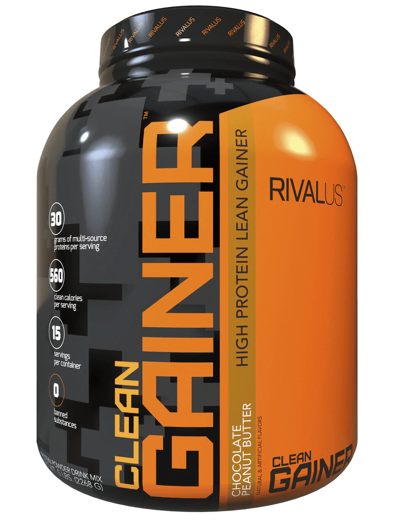 Rivalus Clean Gainer Protein Powder - Chocolate Peanut Butter Image 2